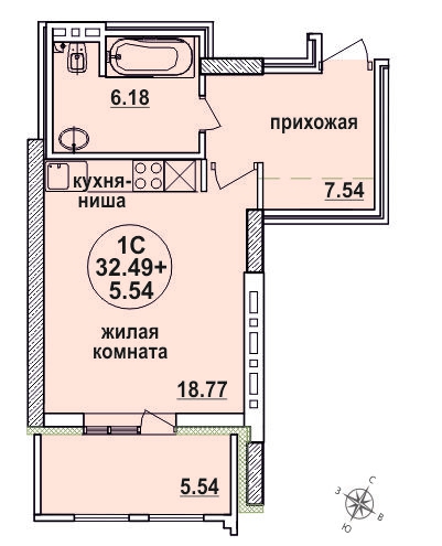 ул. Д.Ковальчук, 248 стр., квартира 349