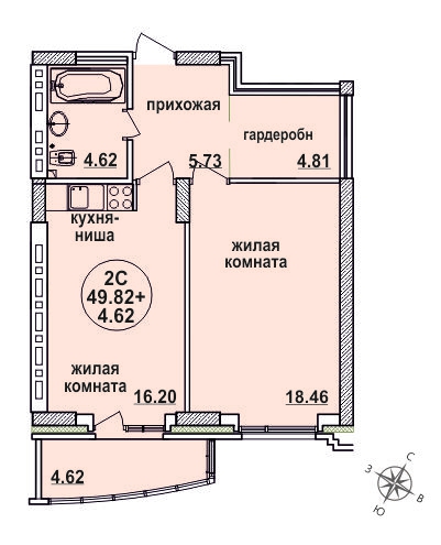 ул. Д.Ковальчук, 248 стр., квартира 157
